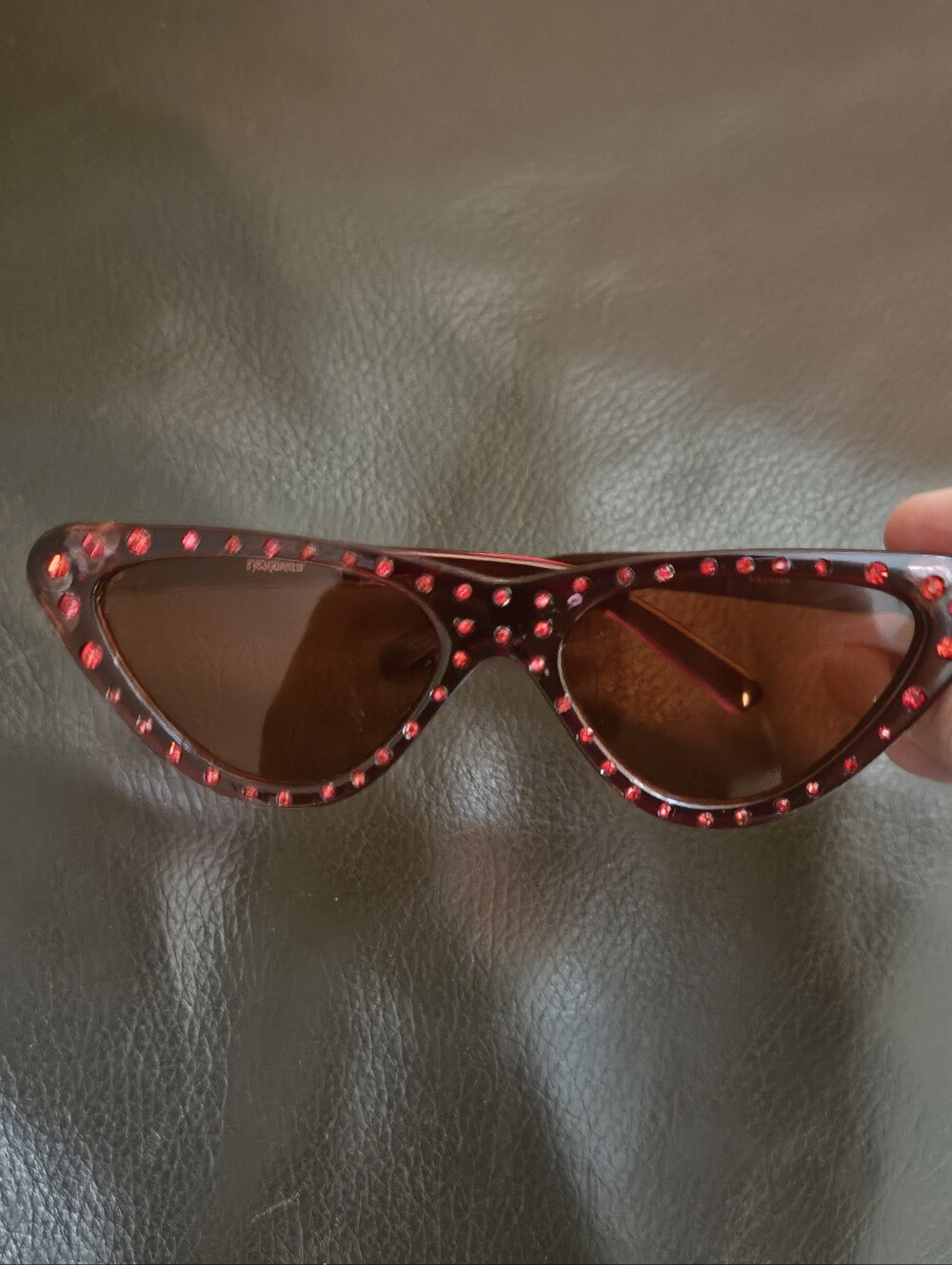 Red Cat-Eye Sunglasses